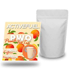 pre-workout (pwo) peach ice tea