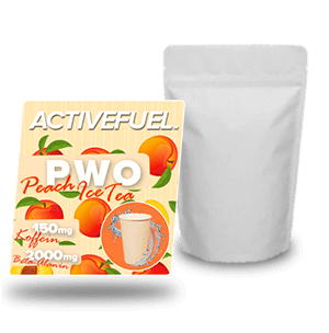 pre-workout (pwo) peach ice tea