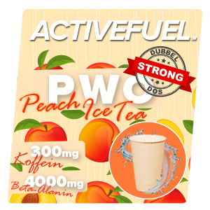 pre-workout (pwo) strong peach ice tea - activefuel