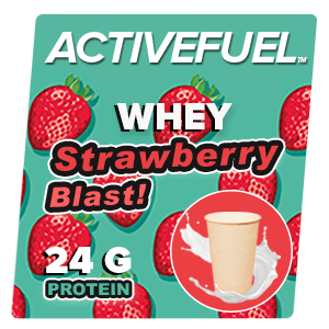 proteinshake whey strawberry blast - activefuel