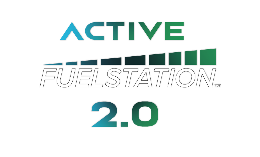 active fuelstation mjukvaruuppdatering 2.0 logotyp